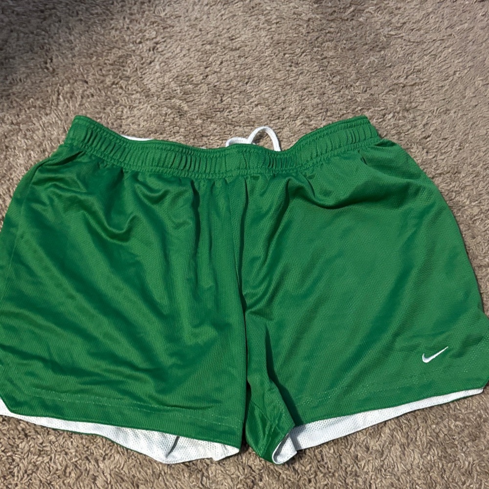 Green Women's Athletic Shorts